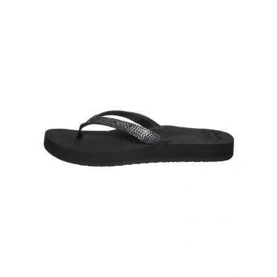 Abbildung von Reef STAR Cushion Sassy Badezehentrenner, Damen, Größe: 42.5, Black/silver Schuhe
