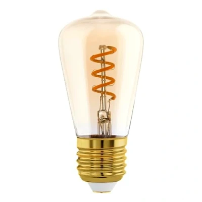 Abbildung von Eglo 110193 LED Filament Leuchtmittel E27 Decorative Spirale amber L:10cm Ø:4.8cm dimmbar 2000K
