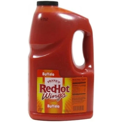 Abbildung von Buffalo Wings Sauce (3.78L) Frank&#039;s Red Hot Scharfe Soße Chickenwings Pfeffersoße Vorrat