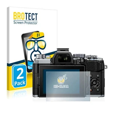 Abbildung von BROTECT (2 Stück Schutzfolie für Olympus OM D E M5 Mark III Displayschutz Folie Ultra Klar
