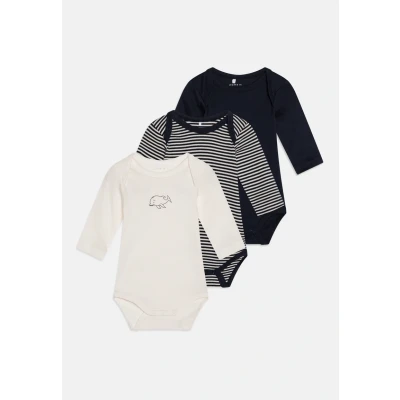 Abbildung von Name it Nbnbody CORE Unisex 3 PACK Body für Kinder, Größe: 74, Pure cashmere