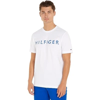 Abbildung von Tommy Hilfiger INK TEE Tshirt print, Herren, Größe: Small, White