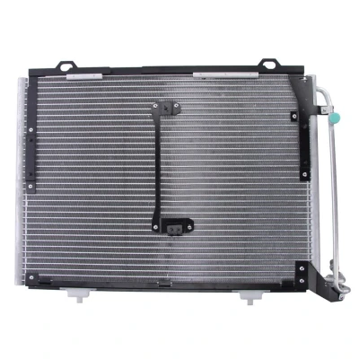 Abbildung von NRF EASY FIT 35214 Klimakondensator mit Dichtring 14,6 8,6 Aluminium 560 MERCEDES BENZ: C Klasse T modell, Limousine, CLK Coupe