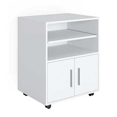 Abbildung von Vicco Rollcontainer Novak, Weiß, 60 x 48 cm