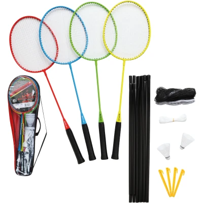 Abbildung von Sunflex Badmintonschläger &quot;Badminton Set Matchmaker 4 Spieler, Schläger, Strand &amp; Wiese&quot;, (Set)