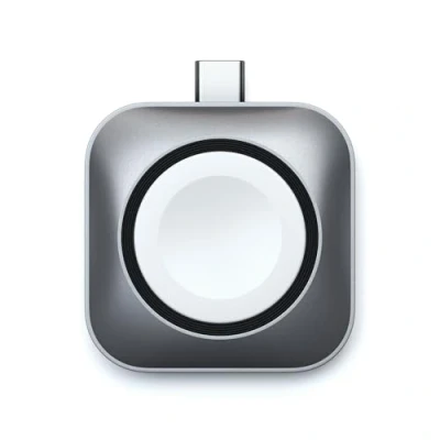 Abbildung von SATECHI USB C magnetische Ladestation [MFi Zertifiziert] Tragbares Uhrenladegerät Kompatibel mit Apple Watch Ultra und Serie 8/7/6/SE/5/4/3/2/1 (Kabel Nicht im Lieferumfang enthalten)