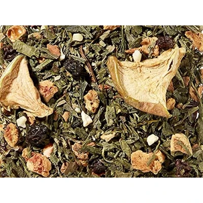 Abbildung von NEU teemando® Grünteemischung Bratapfel Apfel Zimt Note aromatisiert