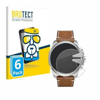 Abbildung von BROTECT Schutzglas für Diesel Mega Chief (6 Stück) Schutzfolie Panzer Folie Glas [Extrem Kratzfest 9H, Anti Fingerprint, Ultra Transparent]