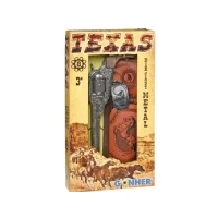 Abbildung von Pulio Metall Cowboy Revolver mit Gonher Holster