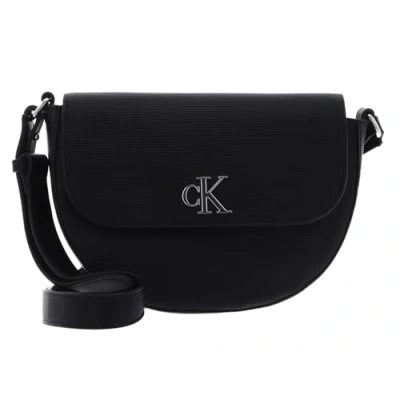 Abbildung von Calvin Klein Jeans Minimal Monogram Saddle Umhängetasche, Damen, Größe: One Size, Black