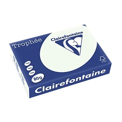 Abbildung von Clairefontaine Kopierpapier Trophee A4 80g/qm VE=500 Blatt blaßgrün