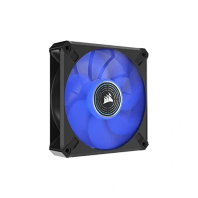 Abbildung von Corsair ML120 LED ELITE, 120mm PWM Lüfter mit LEDs (CORSAIR AirGuide Technologie, Magnetschwebelager, Bis zu 2.000 U/min, acht helle LEDs, Geräuscharm, Hoher Luftstrom) Einzelpackung Blau