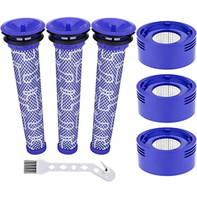 Abbildung von 3 Stück V8 Filter HEPA Nachmotorfilter &amp; Vorfilter für Dyson V7 Animal Absolute Akku Staubsauger Motorhead Ersatzteile Zubehör set #965661 01&amp;967478 01