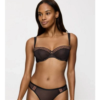 Abbildung von Triumph Palina Cosmic Heartbeat Bügel BH, Damen, Größe: 75H, Black