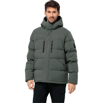 Abbildung von Jack Wolfskin Roemertor Daunenjacke, Herren, Größe: Small, Slate green
