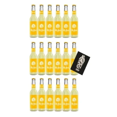 Abbildung von Fritz Limo Zitrone 18er Set Zitronen Limonade 18x 0,33L inkl. Pfand MEHRWEG mit Mixcompany Grußkarte