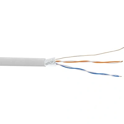 Abbildung von InLine 69980 Telefon Kabel 4 adrig, 2x2x0,6mm, zum Verlegen, 100m Rolle