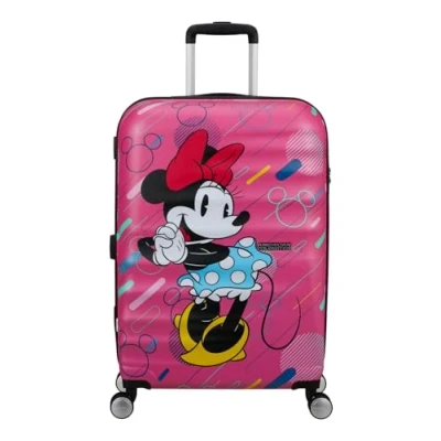 Abbildung von American Tourister Wavebreaker Disney FL Spinner M, Koffer, 67 cm, 64 L, Mehrfarbig (Minnie Future Pop)