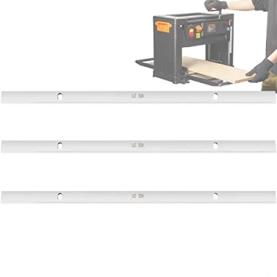Abbildung von VEVOR Ersatzhobelmesser HSS Hobelmaschine 33,1x1,65x0,2cm Streifenhobelmesser Geeignet für ca.32 &amp; 33cm Hobel Dickenhobel Hobelmesser 40 Neigungswinkel zum Hobeln von Holz, Bambus, Futternylon usw.