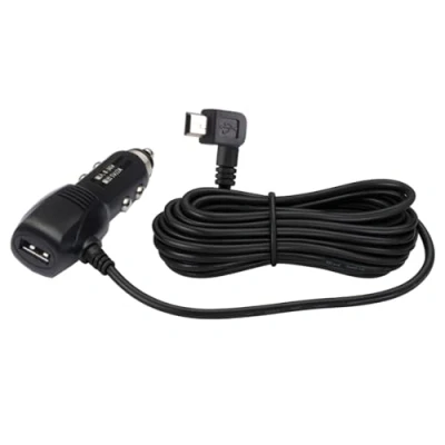Abbildung von Bolwins G66C 3,5m KFZ Auto Ladegerät Adapter Kabel USB + mini 5pin für GPS Autoladekabel, (350 cm)
