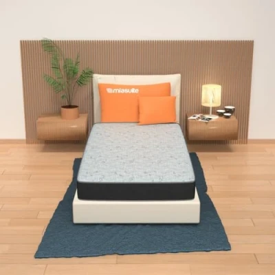 Abbildung von miasuite i sogni italiani Einzelbettmatratze 85 x 200 cm, Höhe 13 aus orthopädischem, atmungsaktivem und faltbarem Waterfoam, Modell Summit
