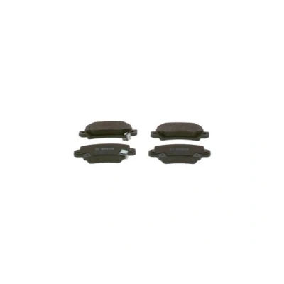 Abbildung von BOSCH 0 986 424 790 Bremsbelagsatz Low Metallic mit akustischer Verschleißwarnung Anti Quietsch Blech TOYOTA: Corolla IX Limousine