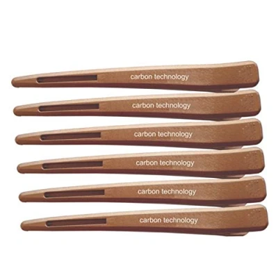 Abbildung von Sanshin Carbon Abteilclips 12 cm ROSEGOLD 6 Stück