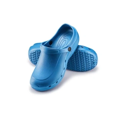 Abbildung von ESTRO Gartenclogs Herren Gartenschuhe Damen Unisex Leicht Gummischuhe Sommer Garten Clogs F92 (38, Hellblau)