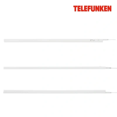 Abbildung von TELEFUNKEN Led Unterbauleuchte 88,4 Cm, Küche, Leiste Küchenschrank, Werkstattlampe, Neutralweißes Licht, 10 W, 1100 M, Weiß