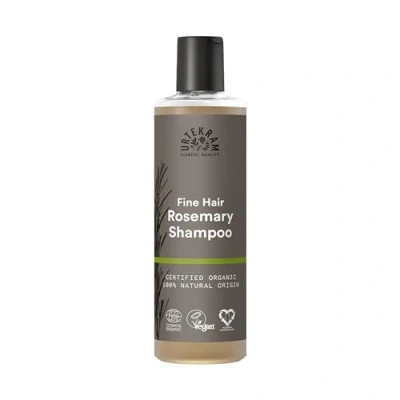 Abbildung von Urtekram Shampoo au Romarin, 250ml Certifié Bio, Végan, Formule Nourrissante avec Aloe Vera et Glycérine pour des Cheveux Sains Forts