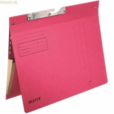 Abbildung von 50 x Leitz Pendelhefter Combi A4 kaufm. Heftung rot
