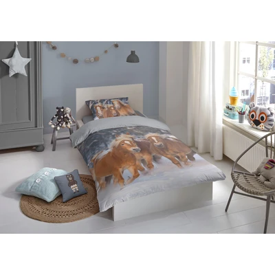 Abbildung von good morning Kinderbettwäsche &quot;Happy horses&quot;, (2 tlg.), mit Pferden