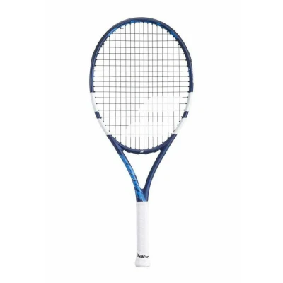 Abbildung von Babolat, Tennisschläger Modell Drive Junior, Einheitsgröße, Farbe Blau/Rot, Rahmen aus Graphit und Aluminium, leicht mit 230 g, ideal für Junge Spieler von 9 11 Jahren