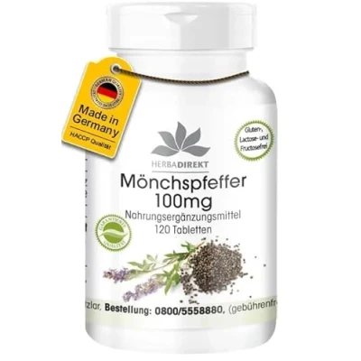 Abbildung von Mönchspfeffer 100 mg Tabletten