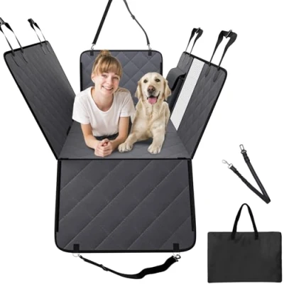 Abbildung von VEVOR Hundedecke Auto Autoschondecke Hund Rückbank Rücksitz Schutzdecke 137x61cm