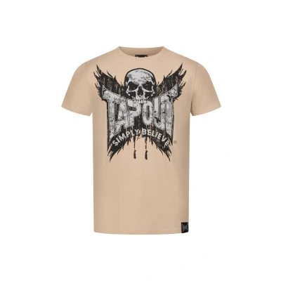 Abbildung von Tapout Lotuscrafts Tshirt print, Herren, Größe: XXL, Sand black silver