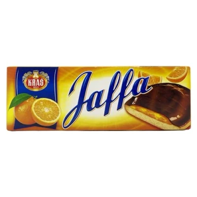Abbildung von Jaffa Duo Orange Jelly &amp; Chocolate Covered Biscuits 250g Doppelpack Reichhaltiger Kakao, echter Orangensaft, 52% Kakaoüberzug Kekse, Verschiedene Größen 125g und (125 G, 24 PCS)