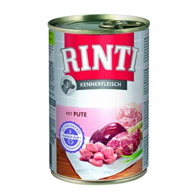 Abbildung von Rinti Pur Kennerfleisch Pute für Hunde, 12er Pack (12 x 800 g)