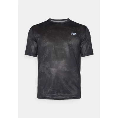 Abbildung von New Balance Athletics Printed SS Tee Gr. L Schwarz 000315312