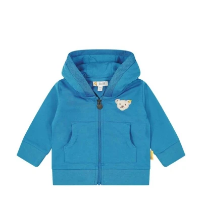 Abbildung von Steiff Strickjacke für Kinder, Größe: 86, Mediterranian blue
