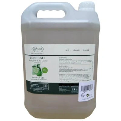 Abbildung von Ayluna Naturkosmetik Duschgel bio Ingwer &amp; Limette aktivierend, vegan, 5l Kanister