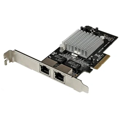 Abbildung von StarTech.com 2 Port PCI Express / PCIe Gigabit Ethernet Netzwerkkarte 2x RJ45 e Intel i350 NIC Server Adapter