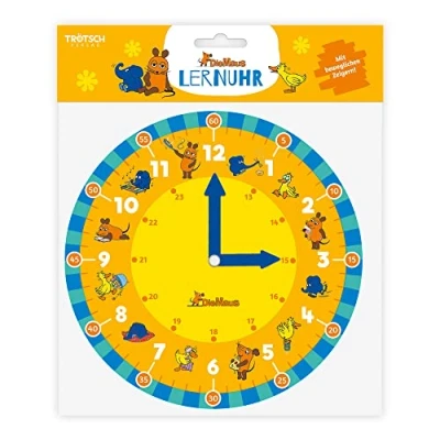 Abbildung von Trötsch Die Maus Lernuhr: Lernspiel Uhr lernen Sendung mit der (Lernuhr / beweglichen Zeigern)