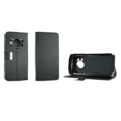 Abbildung von caseroxx Handy Hülle Tasche kompatibel mit Cubot Kingkong Star Bookstyle Case Wallet in schwarz