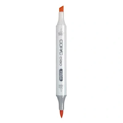 Abbildung von COPIC Ciao Marker Typ R 22, Light Prawn, vielseitiger Layoutmarker, mit einer mittelbreiten und Brush Spitze