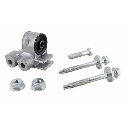 Abbildung von VAICO V95 9599 Querlenkerlager mit Befestigungsmaterial Hinterachse links Gummi Gummimetalllager VOLVO: V70 I, 850 Kombi, C70 I Cabrio