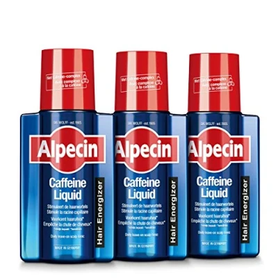 Abbildung von Alpecin Haarpflege Set Haarwasser Coffein Liquid, 3 x 200ml, tlg., Vermeidung von Haarverlust Unterstützung des Haarwachstums