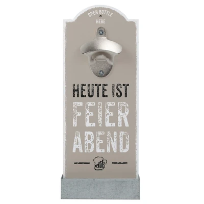 Abbildung von Contento Flaschenöffner &quot;Feierabend&quot;, für die Wand