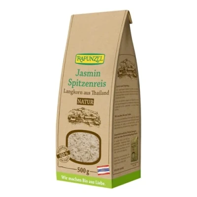 Abbildung von Rapunzel Jasmin Spitzenreis Langkorn natur, 2er Pack (2 x 500 g) Bio