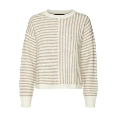 Abbildung von Vero Moda Vmuranus Oneck Strickpullover, Damen, Größe: XS, Birch